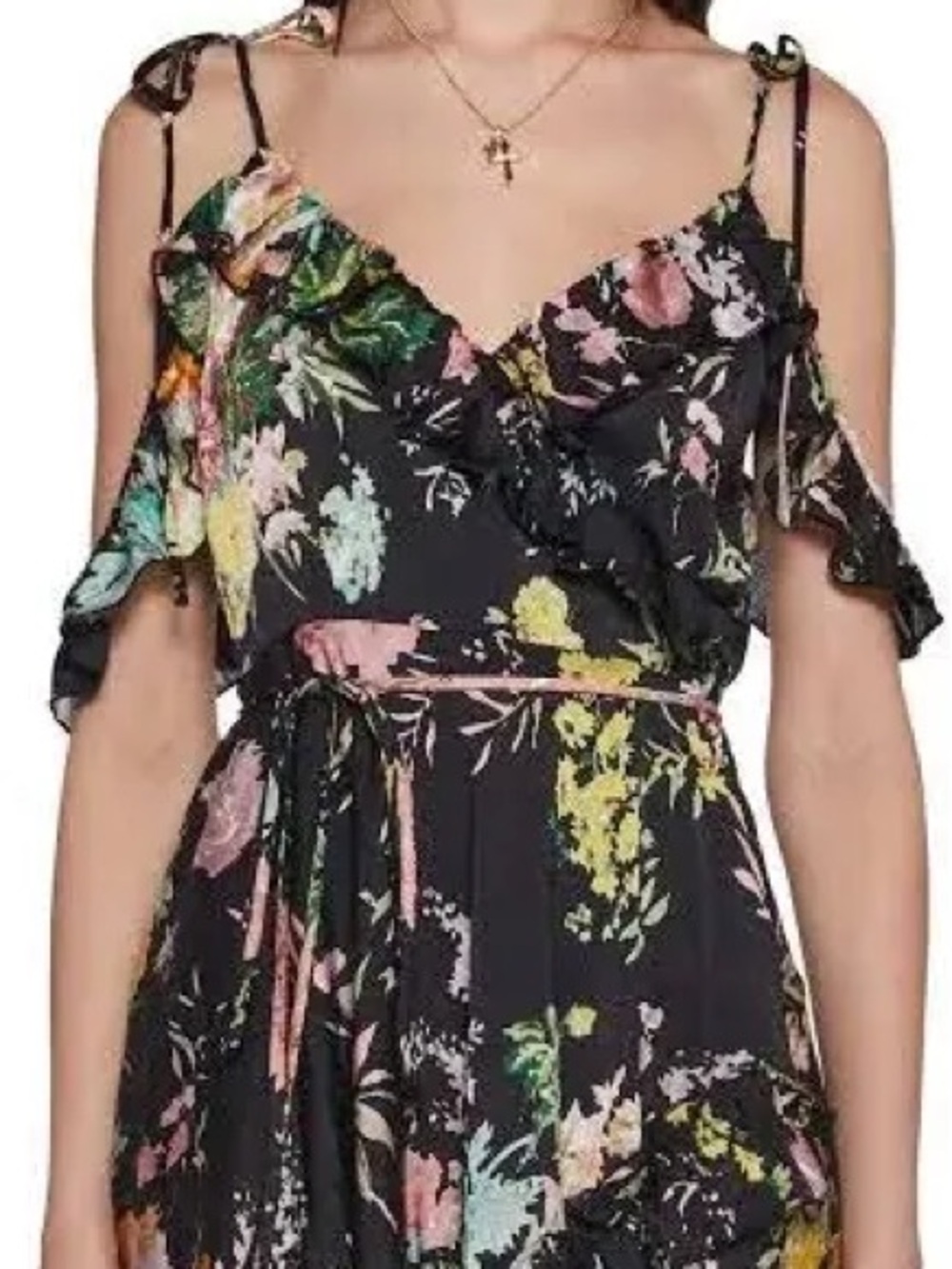 Dolls Kill Current Mood Wildflower Dreams Wrap Dress Size S